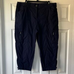 Chico's Navy Capris Size 3